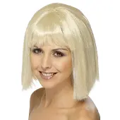 Smiffys Mooie blonde bob pruik Coquette