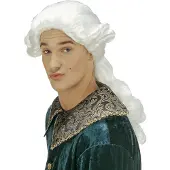 Finidi Carnavalspruik: Witte graaf Nelson pruik