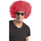 Boland Pruik afro rood