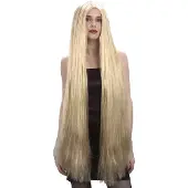 Vegaoo Lange blonde vrouwenpruik