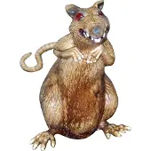 Partychimp Halloweenversiering rat