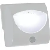 REV Led Step Light W/motion Detector Ip44 Focus Grijs