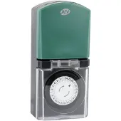Rev Ritter 0025710603 elektrische timer Zwart, Groen Dagelijkse timer