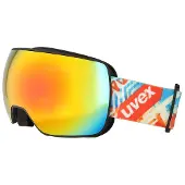 Uvex Downhill FM - Ski- & snowboardbril - 100% UV-bescherming - Zwart
