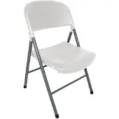 Bolero Inklapbare stoelen Bolero, weerbestendig, wit, 2 stuks