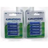 Grundig AA oplaadbare batterijen, 4 stuks