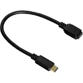 Hama USB 2.0 kabel type C - USB vrouwelijk 0.15m