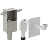 Geberit Wastafel Inbouwsifon Met Inbouwkast 1.1/4inchxd50-56 Glanschro