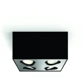 Philips Spot Box 4 lichts zwart