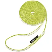 Edelrid Dyneema Sling 8mm 180cm, wit/groen 2022 Lussen & Banden