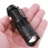 ABC-led 300 Lumens LED zaklamp mini black 9,3 CM ABC-led
