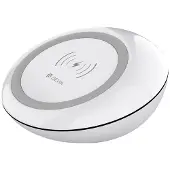 Devia Inductieve snelle draadloze oplader Qi Standaard - Wit, Draadloze laders, Wit