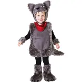 MOM Little Wolf Junior Costume Paars 3-4 Years Kinderen
