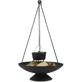 Esschert Design Esschert Driepoot Vuurschaal Design Fancy Flames Zwart 5,9 X 5,1 X 118 Cm