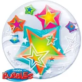 Fun Double Bubble Ballon Stars
