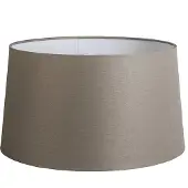 QAZQA Linnen lampenkap taupe 45 cm