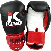 King Bokshandschoenen KPB/BG 1 Zwart / Rood