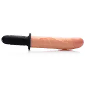 Master Series XR Brands - Onslaught 13 Mode XL Flesh Dildo - Beige