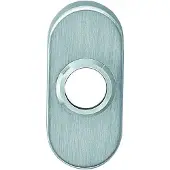 Intersteel Rozet ovaal verdekt 65x30x10mm - RVS