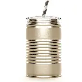 Asobu Drinkbeker Mason Jar I can Champagne 540 ml