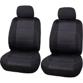 Carpoint Stoelhoesset Paris 4-delig zwart