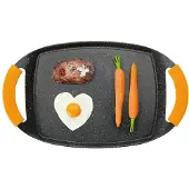 Ibili Basic Stone 36x22.5 Cm Platte Grillpan
