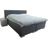 Slaaploods.nl Sara - Boxspring Inclusief Matras - 180x200 cm - Grijs