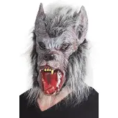 Boland gezichtsmasker weerwolf latex one-size | Maat One-size