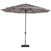 Madison Parasol rond 350 cm taupe PC12P015 online kopen