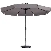 Madison Parasol Flores Luxe 300 cm taupe PAC2P015 online kopen