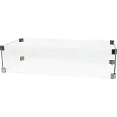 Cosi Fires Glazen Ombouw Rechthoek 70 cm