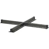 Platinum Parasolvoet Cross Base Anthracite