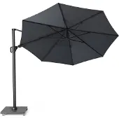 Platinum Zweefparasol Challenger T² - Antraciet - Ø3,5 Meter - Rond -