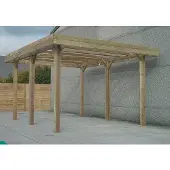 Solid Carport Base S7736 506x506x400cm