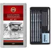 Taidepiste Gioconda Set for Sketching Set tekenpotloden voor kunstenaars 11 pcs
