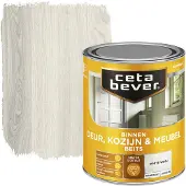 Cetabever deur, kozijn & meubelbeits transparant white wash zijdeglans 750 ml