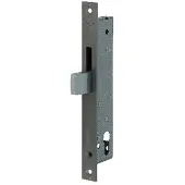Nemef 9660 Zwenkschootslot | DM30mm | voorplaat RVS 24x245mm rechthoekig | staal verzinkte zwenkschoot | DR 1+2+3+4 - 9966207000