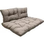Madison 3-Delige kussenset Panama Taupe palletkussen - loungekussen