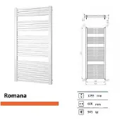 Boss & Wessing Handoekradiator Romana 1755 x 600 mm Zwart