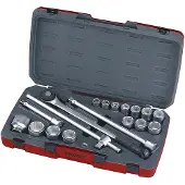 Teng Tools T3418-6 18 delige doppenset - 3/4"