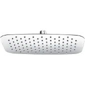 Wiesbaden Ufo hoofddouche ovaal 30 x 20 cm chroom