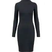 Urban Classics Gebreide jurk zwart