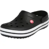 Crocs Clogs 'Crocband' zwart / wit