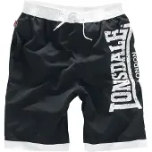 Lonsdale Zwemshorts 'Clennell' zwart / wit