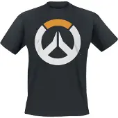 THQ Mannen, Shirt, T-shirt Overwatch Groot Logo XL, Zwart, (XL)