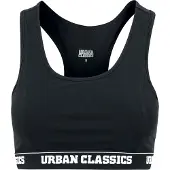 Urban Classics BH zwart / wit