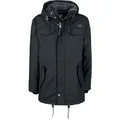 Brandit Tussenparka 'Marsh Lake' zwart