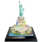 Cubic Fun 3D Puzzel Statue of Liberty LED