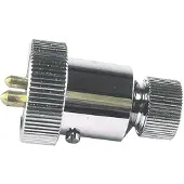 Talamex Stopcontacten messing verchroomd 3A / Los stopcontact