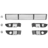 VAN WEZEL 5837590 Ventilatiegrille, bumper